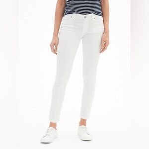Gap White Legging Skimmer Jeans